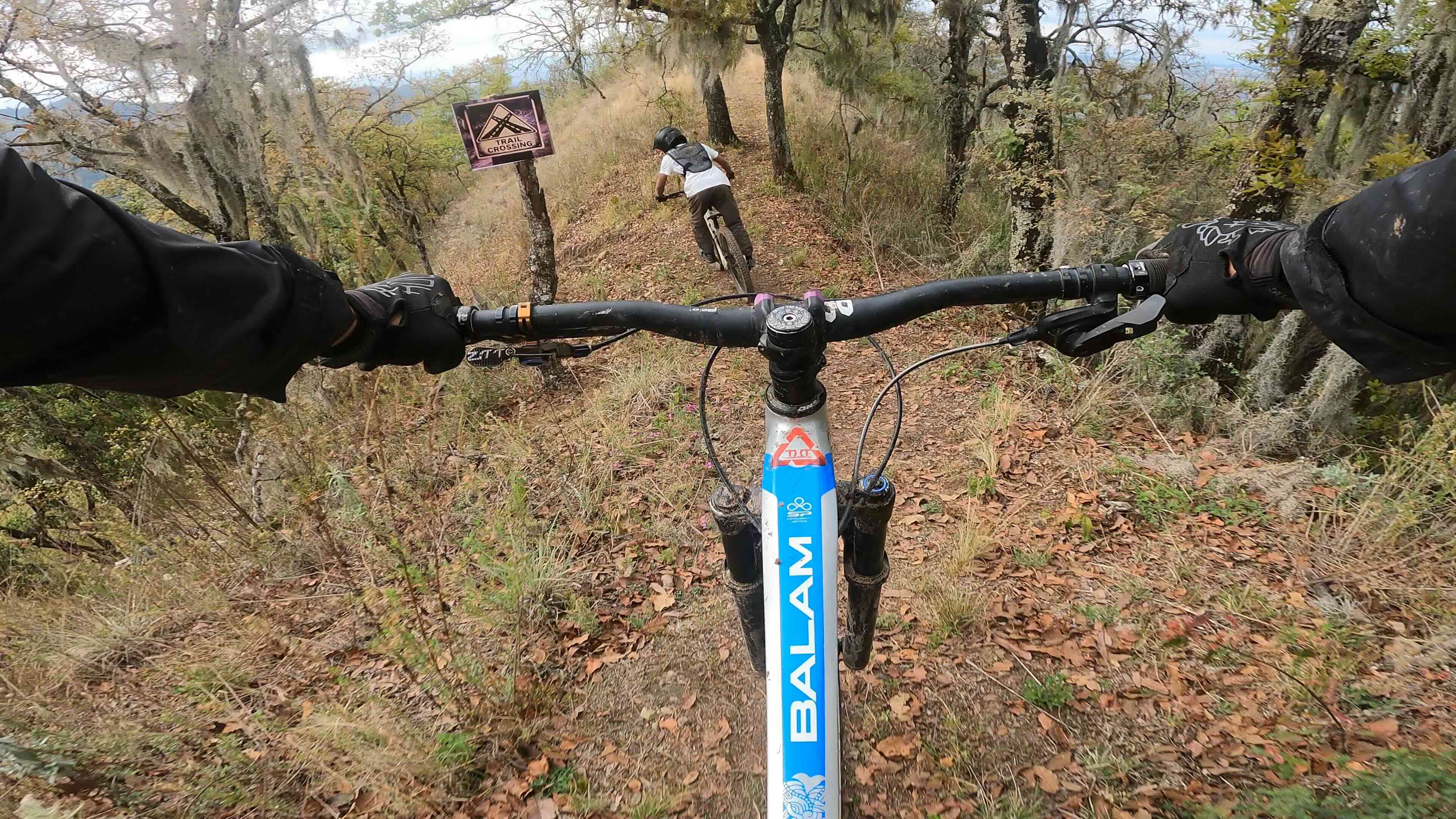 Abismo en BikePark La Rana